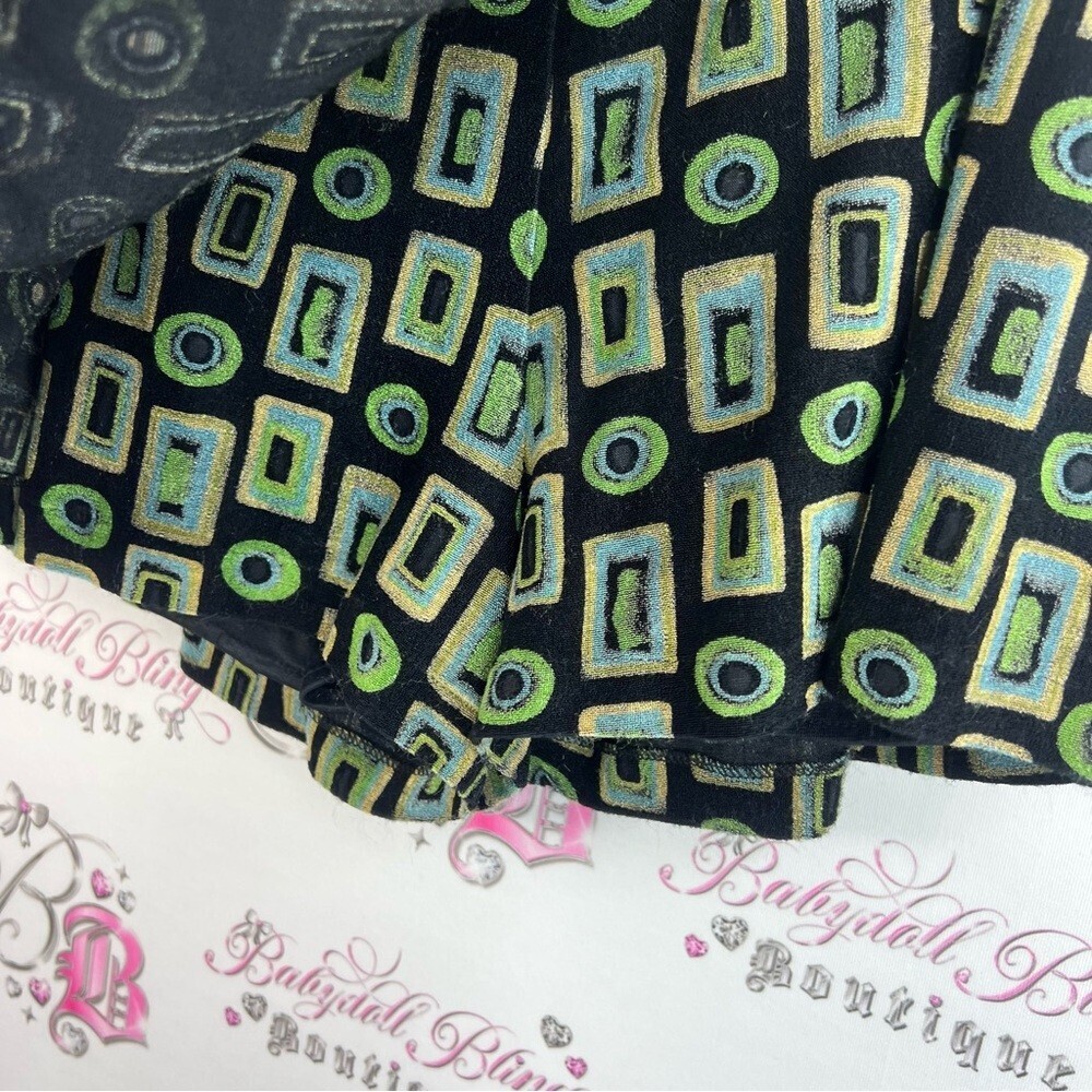 Clientele skort shorts skirt vintage groovy pattern Geometric Patterned Shorts - Picture 5 of 16